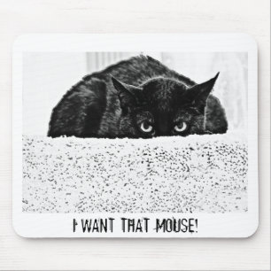 Alfombrilla De Ratón Gato enojado Mousepad