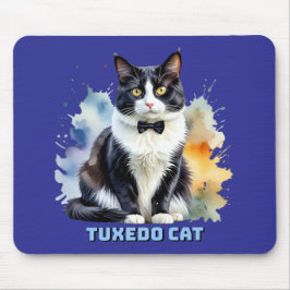 Alfombrilla De Ratón Gato Esmoquinado Elegante