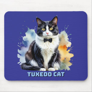 Alfombrilla De Ratón Gato Esmoquinado Elegante