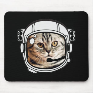 Alfombrilla De Ratón Gato espacial