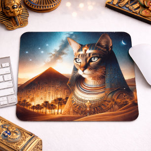 Alfombrilla De Ratón Gato Faraón del Desierto