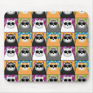 Alfombrilla De Ratón Gato fresco Mousepad