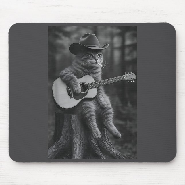 Alfombrilla De Ratón Gato fumando cigarrillo mapache zarigüeya meme div (Frente)
