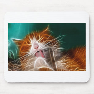 Alfombrilla De Ratón gato gatito gatitos lindo mascota ronroneo maullid