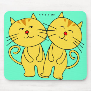 Alfombrilla De Ratón Gato Gato Mousepad