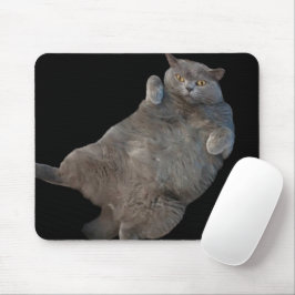 Alfombrilla De Ratón Gato gordo al descubierto en el cielo británico