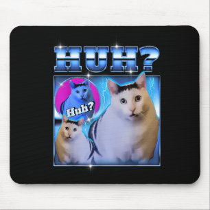 Alfombrilla De Ratón Gato Huh Gato Divertido Meme Gato Raro Contrabando