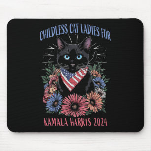 Alfombrilla De Ratón Gato Infantil Damas Para Kamala Harris 2024 Electi