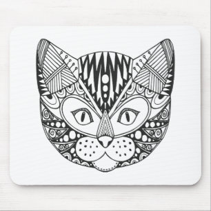 Alfombrilla De Ratón Gato inspirado