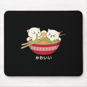 Alfombrilla De Ratón Gato Kawaii Japonés Tokyo Anime Cat Ramen T Shirt