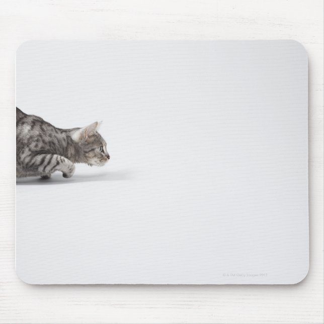 Alfombrilla De Ratón Gato listo para saltar (Frente)