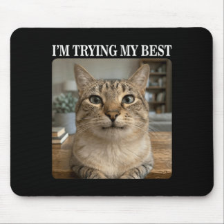 Alfombrilla De Ratón Gato Llorando Divertido Meme para Hombres Mujeres 