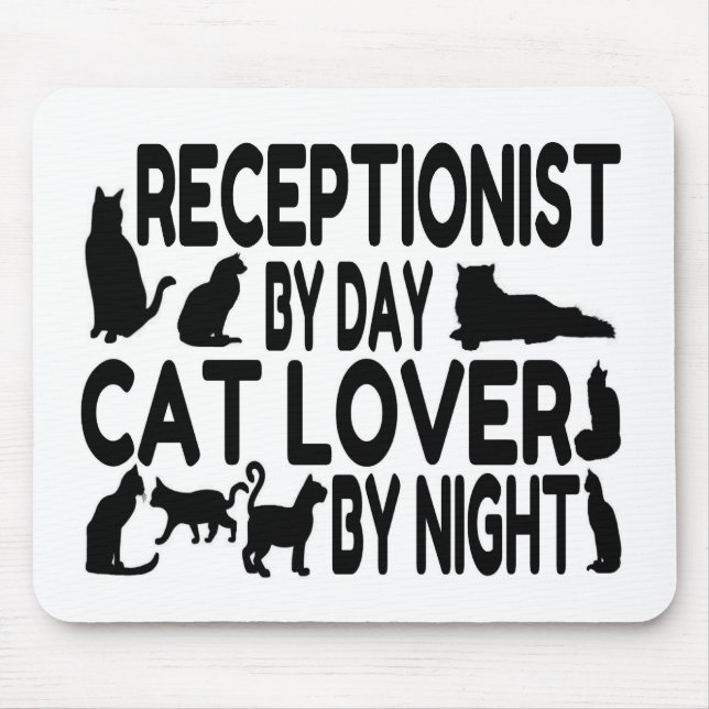 Alfombrilla De Ratón Gato Lover (Frente)
