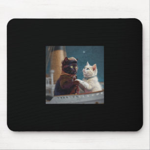 Alfombrilla De Ratón Gato Meme Divertido Película Titanic Rms Barco de 
