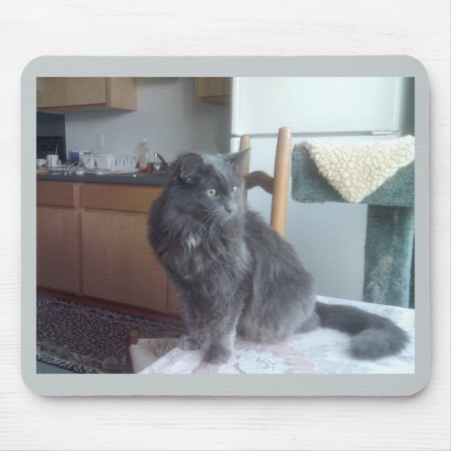 Alfombrilla De Ratón Gato Mousepad (Frente)