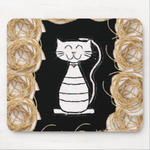 Alfombrilla De Ratón Gato Mousepad