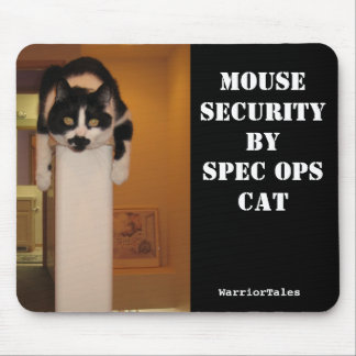 Alfombrilla De Ratón Gato Mousepad de espec. Ops