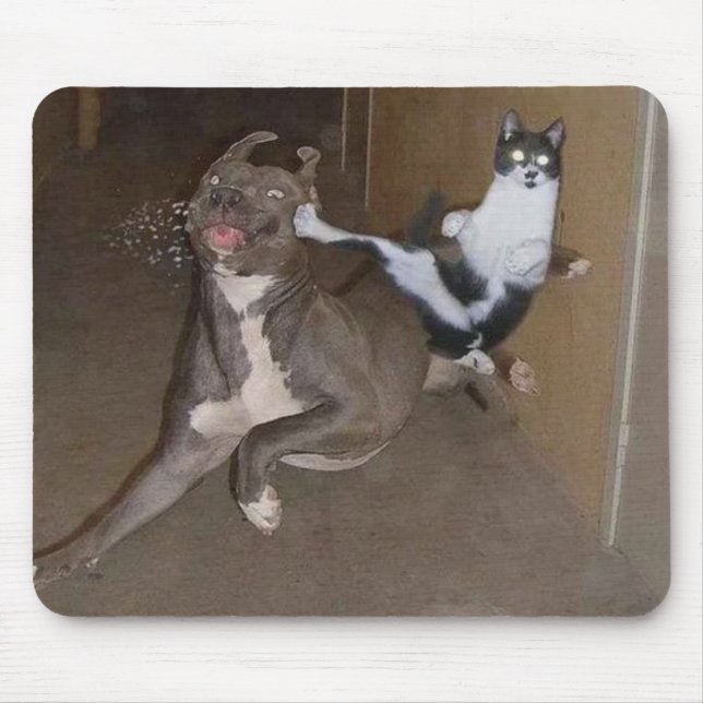 Alfombrilla De Ratón Gato Mousepad de Ninja (Frente)