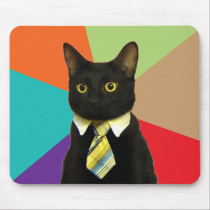 Alfombrilla De Ratón Gato Mousepad Meme del negocio