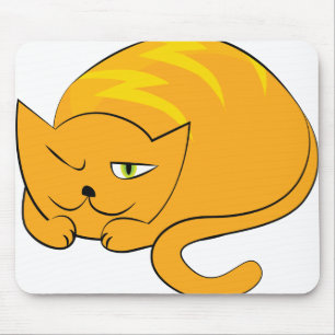Alfombrilla De Ratón Gato Naranja de búsqueda