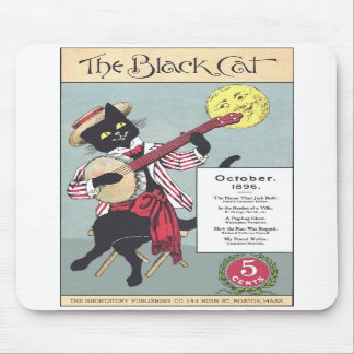 Alfombrilla De Ratón Gato negro Mousepad