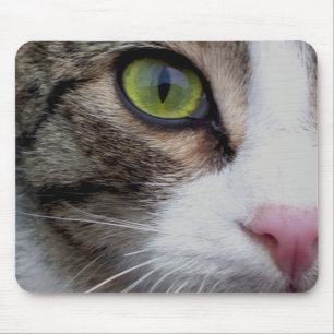 Alfombrilla De Ratón Gato observado salvaje Mausepad