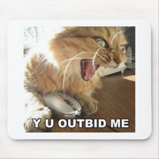 Alfombrilla De Ratón gato outbid