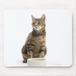 Alfombrilla De Ratón Gato por tazón