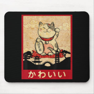 Alfombrilla De Ratón Gato Ramen Bowl Anime Noodles japoneses Kawaii Nek