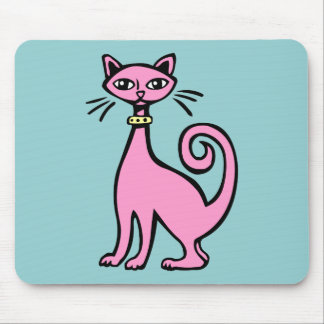 Alfombrilla De Ratón Gato retro