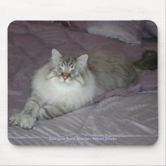 Alfombrilla De Ratón Gato siberiano Mousepad