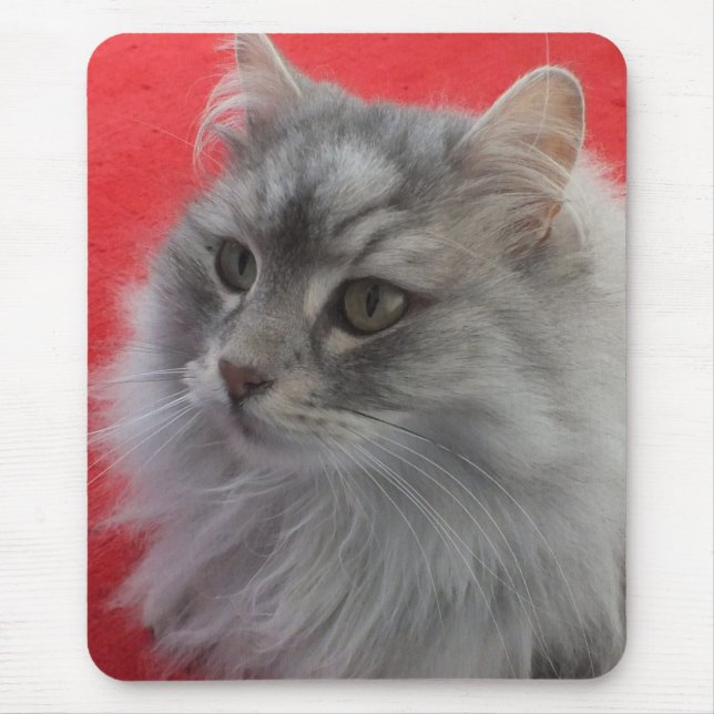 Alfombrilla De Ratón Gato siberiano Mousepad (Frente)