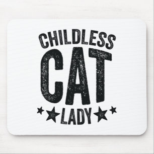 Alfombrilla De Ratón Gato sin hijos: Comma La Kamala Harris por el pres