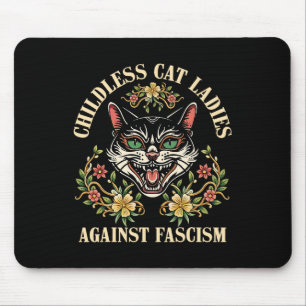 Alfombrilla De Ratón Gato sin hijos: Damas contra el fascismo 2