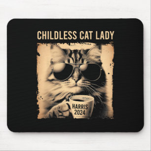 Alfombrilla De Ratón Gato sin hijos Lady Vintage - Café Cat Kamala 202