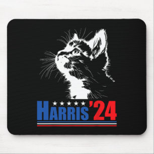 Alfombrilla De Ratón Gato Sin Niños Damas Para Kamala Harris 24 Usa Ele