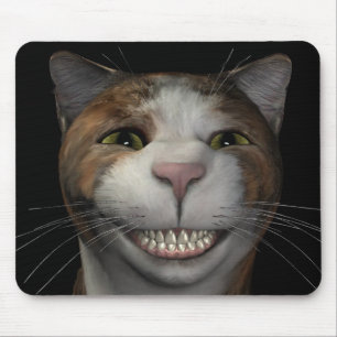 Alfombrilla De Ratón Gato sonriente