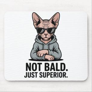 Alfombrilla De Ratón Gato Sphynx Superior Actitud Sarcástica Arte