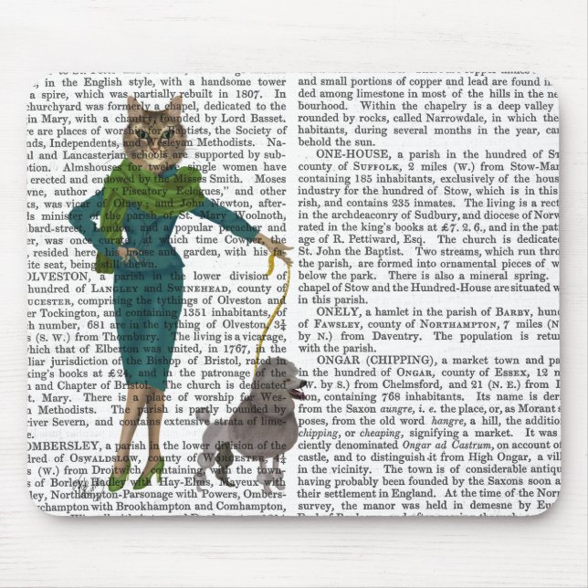 Alfombrilla De Ratón Gato y caniche (Frente)