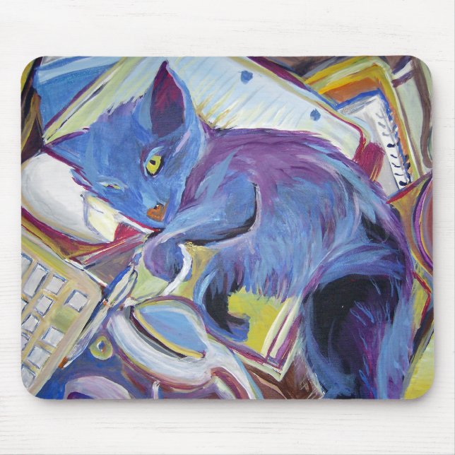 Alfombrilla De Ratón Gato y ratón (Frente)