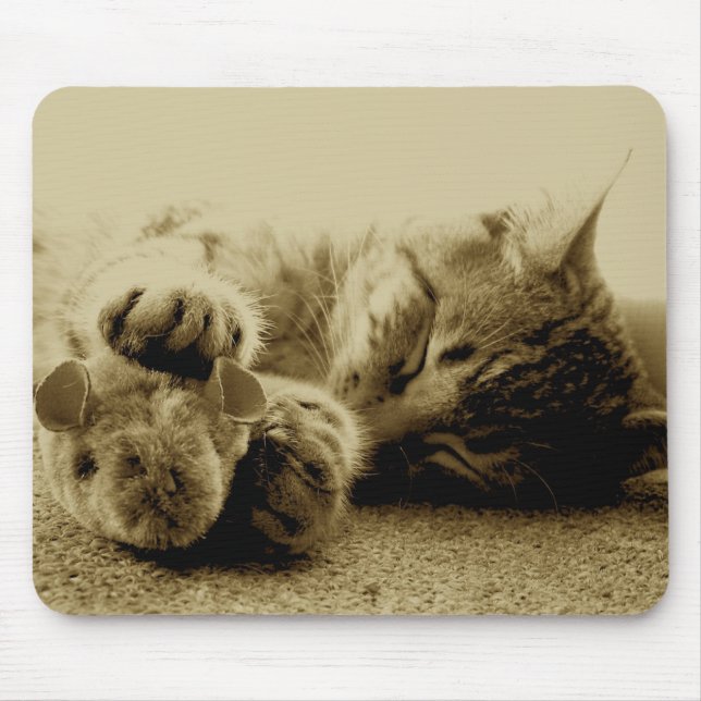 Alfombrilla De Ratón Gato y ratón (Frente)