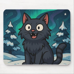 Alfombrilla De Ratón Gato Yule islandés de Navidad
