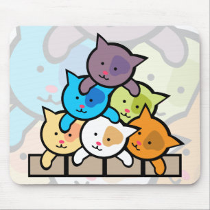 Alfombrilla De Ratón Gatos