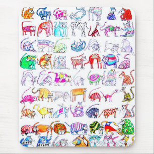 Alfombrilla De Ratón Gatos