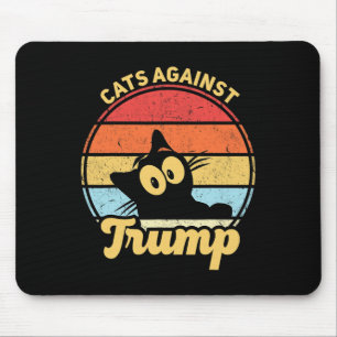 Alfombrilla De Ratón Gatos contra las divertidas elecciones de Trump co