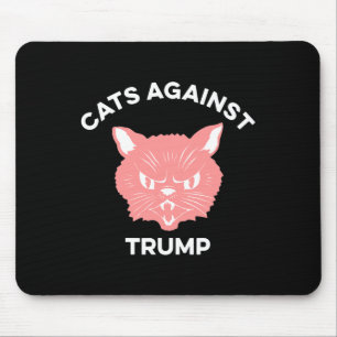 Alfombrilla De Ratón Gatos Contra Protesta Política de Trump
