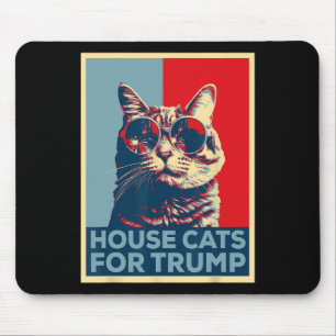 Alfombrilla De Ratón Gatos De Casa Para Trump 2024 Ganado Por Trump