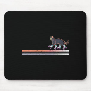 Alfombrilla De Ratón Gatos De Patinaje Retro Der Kamala Harris Para Pr