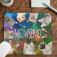 Gatos divertidos | Meowsepad Cute Cat Raza Almohad