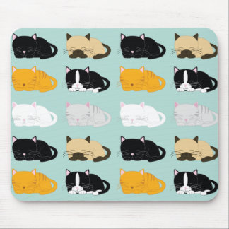 Alfombrilla De Ratón Gatos durmientes
